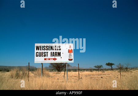 Gästefarm Namibia 2000 abonnieren Stockfoto