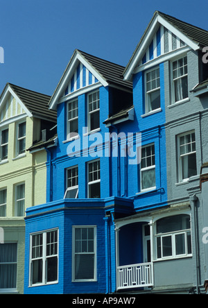 Häuser in Aldeburgh in Suffolk Uk Stockfoto
