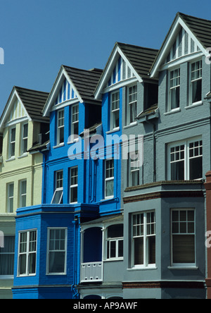 Häuser in Aldeburgh in Suffolk Uk Stockfoto
