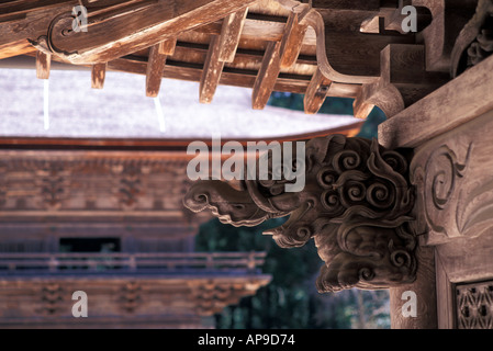 Tempelgebäude von Kongobuji das zentrale Kloster Shingon-Sekte Koyasan Japan Stockfoto