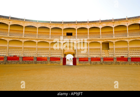 Ronda Bullring wurde 1572 von Felipe II. Gegründet. Calle Virgen de la Paz, 15, 29400 Ronda, Málaga, Spanien: Phillip Roberts Stockfoto