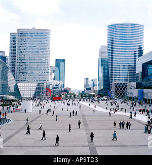 Der Geschäft Bezirk von Komplex De La Defense in der Stadt von Paris In Frankreich In Europa Stockfoto