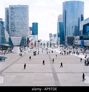 Der Geschäft Bezirk von Komplex De La Defense in der Stadt von Paris In Frankreich In Europa Stockfoto