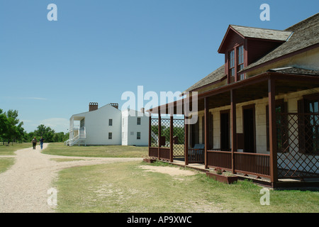 AJD50253, WY in Fort Laramie, Wyoming, Fort Laramie National Historic Site, Post des Chirurgen Viertel Stockfoto