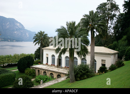 Aussenansicht der Villa Melzi d Eril in Bellagio am Comer See Italien Stockfoto