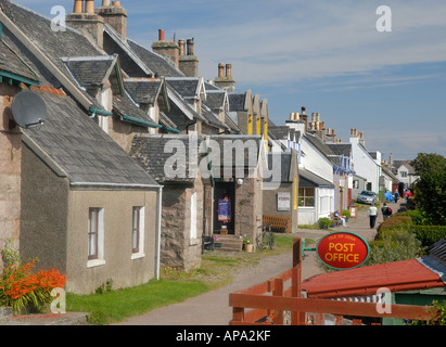 Das Dorf Baile Mor auf der Isle of Iona, Schottland. Stockfoto