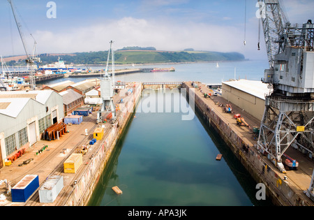 Falmouth Docks. Falmouth, Cornwall. Stockfoto