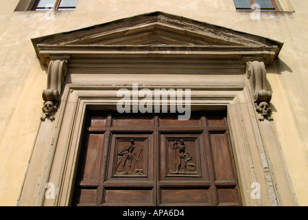 Santa Maria Grazia Tod Tür Sansepolcro Toskana Italien Stockfoto