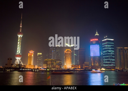 der Bund von Shanghai Stockfoto