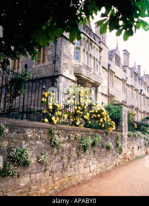 Merton College Grove Gebäude von Toten Mans Walk Oxford Stockfoto