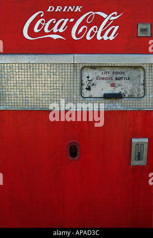Vintage Coca Cola-Automaten Kanada Stockfoto
