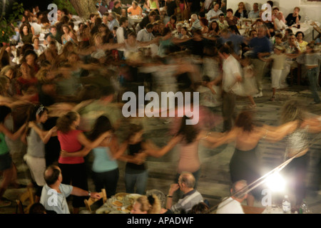 HEILIGEN TAG FEIERN, IKARIA, GRIECHENLAND Stockfoto