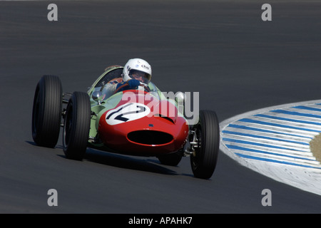 Roger Mandeville wiederum 5 in seinem 1959 Cooper T-51 Formel 1 Auto auf der 33. Rolex Monterey Historic Automobil Rennen 2006 Stockfoto