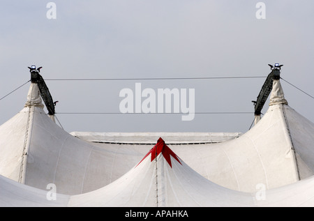 Detail des Zirkus-Zelt-Zirkuszelt Stockfoto