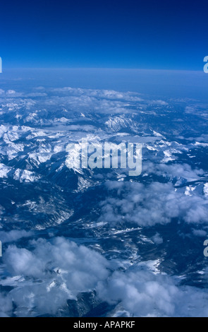 Schwarze Berge, Luftaufnahme, North Carolina, USA Stockfoto