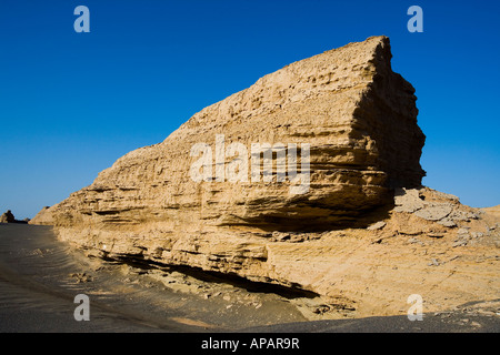 Die Yadan Landform in Xinjiang Lop Nor Stockfoto