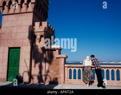 Junges Paar Alexandria Ägypten Nordafrika Stockfoto