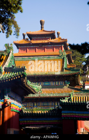 Der Tempel der Häckselung Chengde Stockfoto