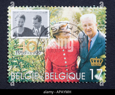 Belgische Briefmarke Stockfoto