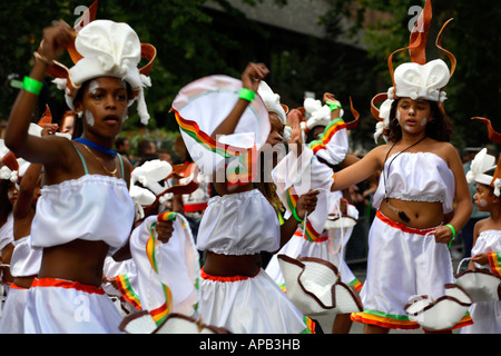 Notting Hill Carnival 2006, Kinder Day-Parade Stockfoto