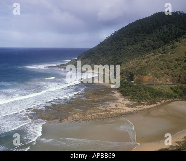 Küste in der Nähe von Lorne Vctoria Australien Stockfoto