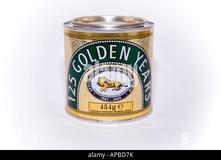 Lyles Golden Sirup kann gold Sonderausgabe anlässlich 125 Jahre von Lyles Golden Sirup Stockfoto