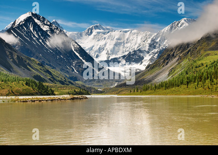 Belukha-der höchste Gipfel Sibiriens Stockfoto