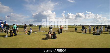 Driving Range bei den british Open Golf Championship 2007 Stockfoto