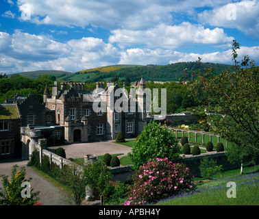 Abbotsford die Heimat von Sir Walter Scott Galashiels Border Region Schottland Vereinigtes Königreich Stockfoto