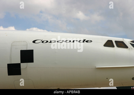 Prototyp Concorde im Imperial War Museum Duxford Stockfoto