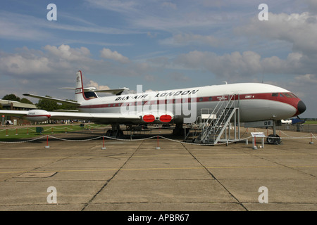 Comet Verkehrsflugzeug im Imperial War Museum Duxford Stockfoto