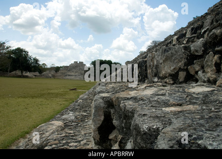 Edzná ist eine archäologische Stätte der Maya in Mexiko Stockfoto