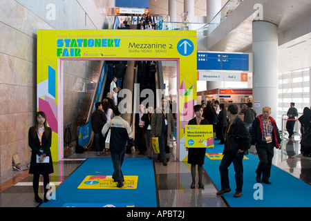 Hong Kong International Stationery Fair Convention und Ausstellung-Mitte Stockfoto