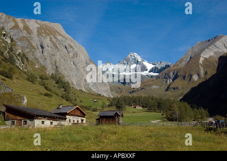 Gross Glockner 3798m, von Luckner Haus, Kalser Bergstraße, Kals, Easttyrol, Tirol, Österreich Stockfoto