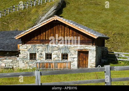 "Luckner-Alm" Alm (Alp) in Gross Glockner, Kals, Easttyrol, Tirol, Österreich Stockfoto