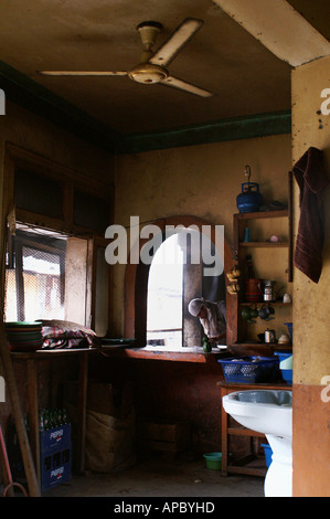 Morgen-Stimmung in einem Restaurant in Jabury in der Nähe von Manshera, NWFP, Pakistan Stockfoto