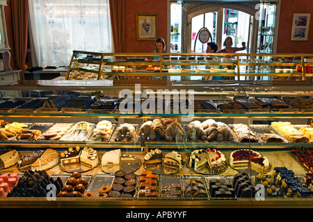 Cafe Zauner in Bad Ischl, Salzkammergut, Oberösterreich Stockfoto