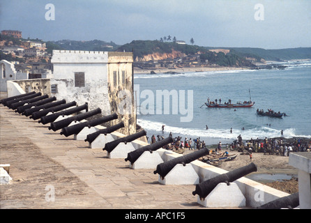 Cape Coast Castle Cape Coast Ghana Westafrika Stockfoto