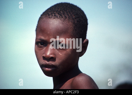 Junge Karonga Malawi Südliches Afrika Stockfoto