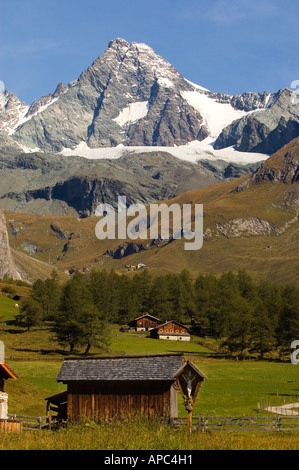 Gross Glockner 3798m, von Luckner Haus, Kalser Bergstraße, Kals in Easttyrol, Tirol, Österreich Stockfoto