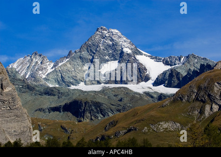 Gross Glockner 3798m, von Luckner Haus, Kalser Bergstraße, Kals in Easttyrol, Tirol, Österreich Stockfoto