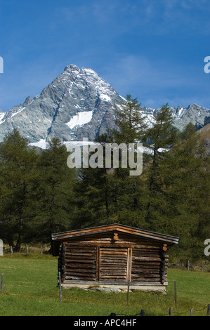 Gross Glockner 3798m, von Luckner Haus, Kalser Bergstraße, Kals in Easttyrol, Tirol, Österreich Stockfoto