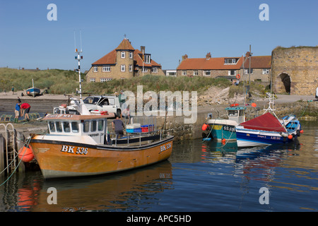 Beadnell Hafen, historische Beadnell Kalköfen, Northumberland National Park, Stockfoto