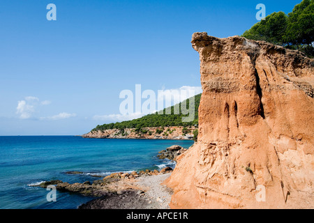 Sa Caleta, Ibiza, Balearen, Spanien Stockfoto