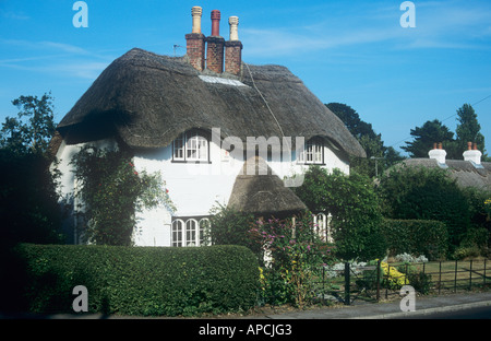 Bienenstock Hütte am Schwan grün, Lyndhurst, New Forest Nationalpark, Hampshire, England, UK Stockfoto