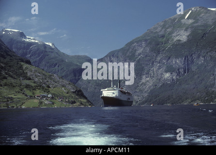 Cunards Königin elizabeth 2 Stockfoto