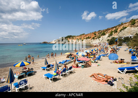 Cala d ' Hort, Ibiza, Balearen, Spanien Stockfoto