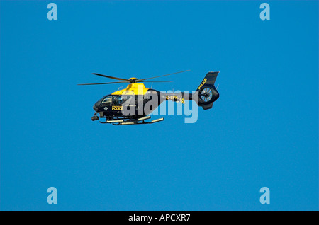 Strathclyde Polizei Hubschrauber Eurocopter EC135T2 G-SPHU über Milngavie East Dunbartonshire Stockfoto