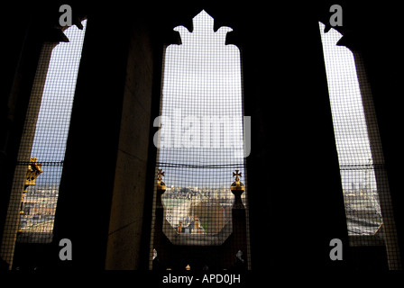 Innen große Ben Uhr London Stockfoto