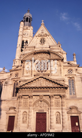 Eglise St-Etienne du Mont Kirche, Quartier Latin, Paris, Frankreich Stockfoto